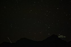 八ヶ岳の冬の夜空